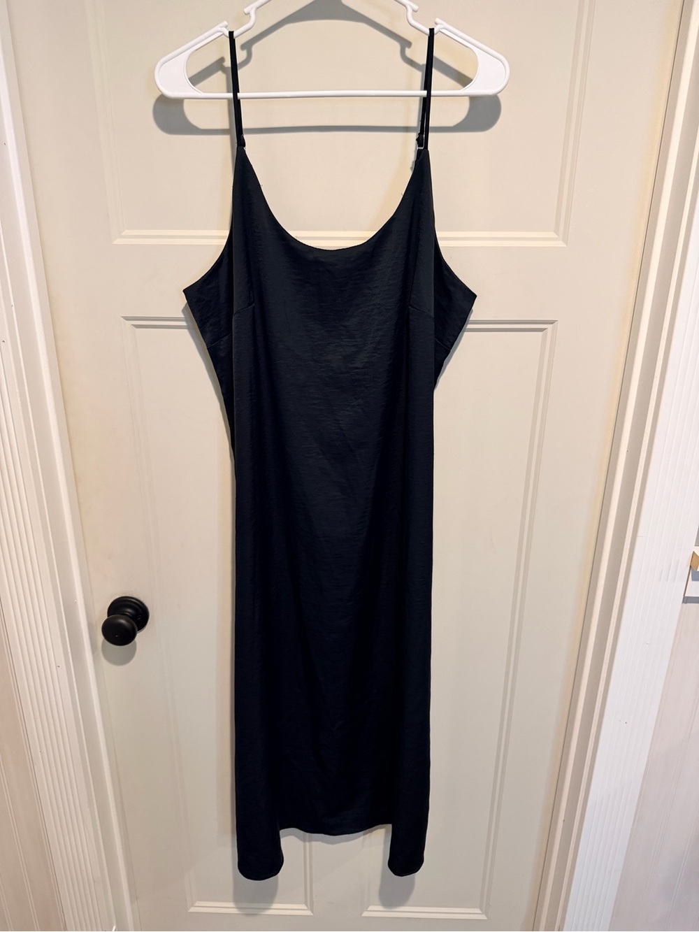 Auden Classic Black Slip Dress Chemise - L